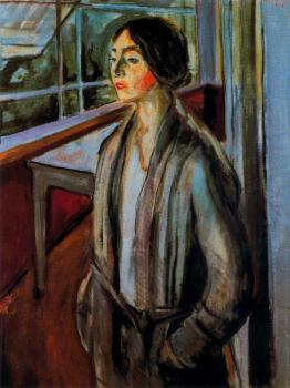 愛德華 矇尅 Woman on the Verandah 愛德華 矇尅 Woman on the Verandah